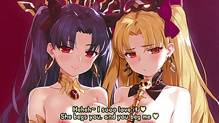 Ishtar Wants Your Mana, Eresh Your Heart-both Want Your Cum! (fate Grand Order) [femdom, Lesbians, FFM Threesome]
