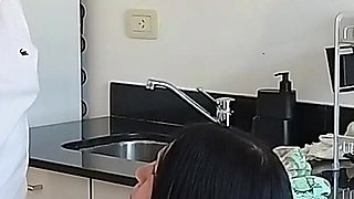 Stepmom Fucked in Kitchen