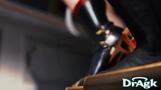 Arlecchino Gets Her Ass and Face Fucked by a Hilichurl - Genshin Impact 3D Animation Interracial Sex