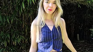 Blonde Teen Moaning In Pleasure While Masturbating