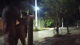 Couple Fucking in Public Risky Voyeurs Flashing Without Panties