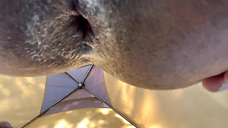 First Time BBC for Girl Next Door Fuck Outdoors on the Hot Tub