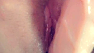 Masturbating with a Dildo
