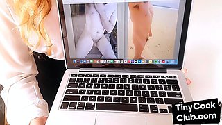 Micropenis loser got humiliated by babe