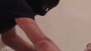 MILF Tied up, Blindfolded, Gagged, Fucked, and Facialized