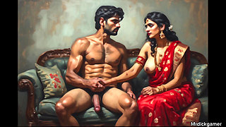 Xxx indian aunty with her boyfriend hot aunty and teen hot boyfriend fucking
