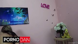 Amy Sniffs Dvd Jizz And Passes Cum To Holly
