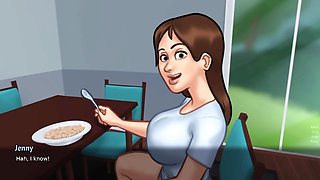 Stepsis Loves Me - New Debbie Blowjob and Kissing Scene, step sister sex