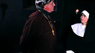 Sex in church with an older nun