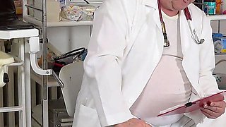 Cute Redhead Teen Stripped Naked and Examined