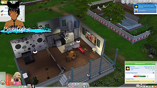 Sims 4 - Going on dates, random threesome and getting a job