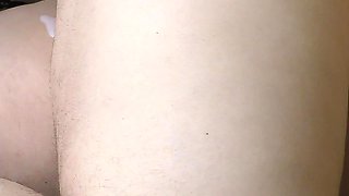 Two Cumshots on Wife Ass and Pussy From Behind! - Milky Mari
