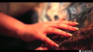 Hot Japanese Vampire Lesbian Sex - Rikako Katayama Dominated by Nerdy Leana Lovings in Gothic Horror Fuck