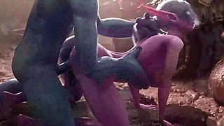 Blonde elf craves more intimate climaxes in fantastical 3d cartoon adventure