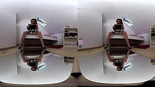 Her First Big Tease - Mirror - Big Tits Shaved Schoolgirl Striptease