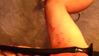 Exploring the Depths of His Anus. Tied up in the Basement. Mistress Arya Grander