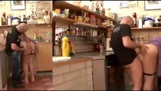 Milena fucking in kitchen: Big Tits, Blowjob  Latina Porn