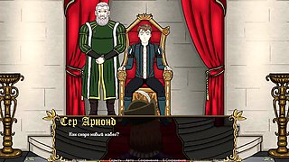 Horny redhead gets wild in adult games with king cock