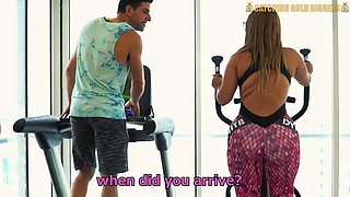 HOT SEX With A Big Booty Venezuelan Gym SLUT