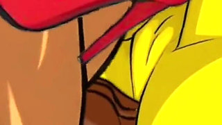Married Housewife Gets Fucked in a Dirty Toilet. Cartoon Parody