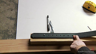 Belt Bondage for BDSM and Rough Sex