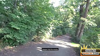 Public amateur MILF fucked outdoor after casting by sex date
