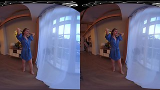 Bathrobe Beauty - Erotic Sexy Solo Striptease Hd Vr