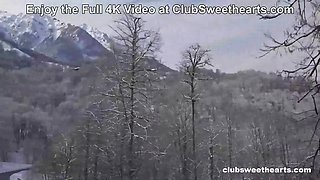Ready, Set, Snow! Lesbian Foursome for ClubSweethearts