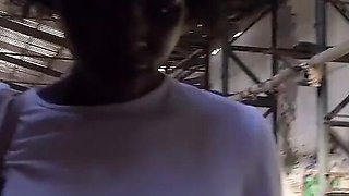 German Scout - Black Ebony Zaawaadi Talk to Lost Place Outdoor Fuck