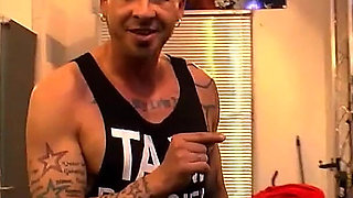 Hot Brunette in Ass to Mouth and Swallow Gangbang Ggg John Thompson