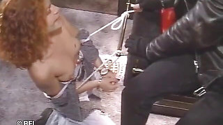 Redhead chick gets punished to learn her lesson