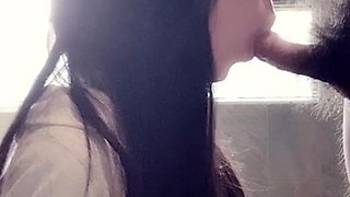 Hot amateur teen blowjob and facial HD video