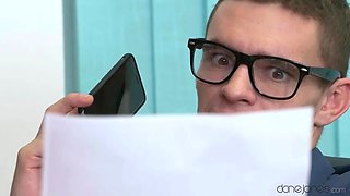 Luna Corazon's Naughty Lust in an Ebony Office Affair