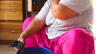 Desi Stepsister Hardcore Bathroom Fuck - Big Ass Slapping Sounds Heard By Everyone