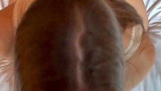 Bronwin Only POV Blowjob and Homemade oral sex with cum in mouth