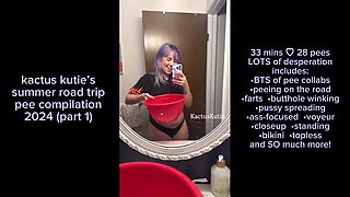Summer Road Trip Pee Compilation Part 1