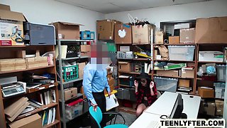 Teenie thief & corrupted cops - cruel threesome porno