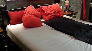 Slut wife has sex with stranger in a BDSM room while hubby is recording them, wife cheating, cuckold wife, cuckold couple