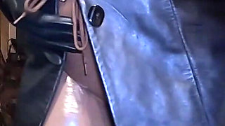 Shiny Leather Fetish - Cameltoe, Dirty Talk & Intense Orgasm 307