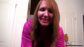 USAwives Mature Strip and Masturbation Compilation