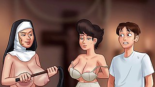 Super steamy aunty makes her appearance in summertime saga