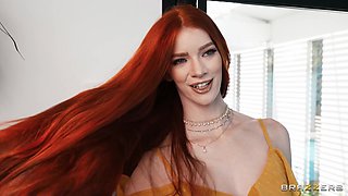 Long-haired redhead whore smutty porn clip