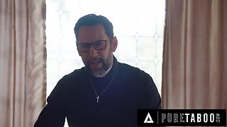 Pure Taboo - Innocent Teen Penelope Kay Tempts Dirty Priest For Rough Anal Sex