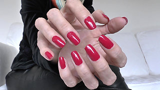 Classic Red Fingernails, Lady Victoria Valente