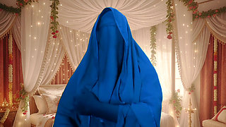 Indian Muslim Girl in Burkha Enjoys Romantic Sex Night