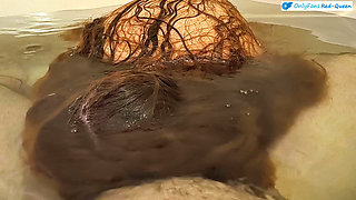 Underwater Bathtub Blowjob With Long Haired Redhead MILF