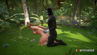 Hot blonde fucks her guide on her vacation PART 2