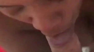 Indonesian Whore Sucks Dick Until Big Cumshot in Mouth