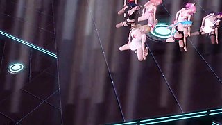 K-Pop Dance Extravaganza: Ahri, Akali, Kai'sa, Lux, Jinx, Caitlyn. 3D