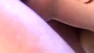 Big ass chick fucked in threesome double penetration